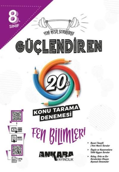 8. Sınıf Fen Bilimleri Güçlendiren 20'li Konu Tarama Denemesi Kolektif