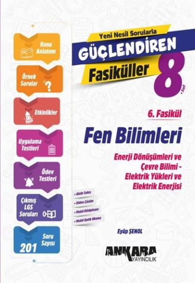 8. Sınıf Fen Bilimleri Güçlendiren 6. Fasikül Kolektif