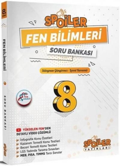 8. Sınıf Fen Bilimleri Spoiler Soru Bankası Kolektif