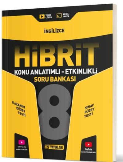 8. Sınıf Hibrit İngilizce Soru Bankası Kolektif