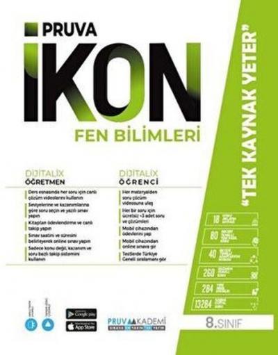 8. Sınıf İkon Fen Bilimleri Konu Anlatım Kitabı Kolektif