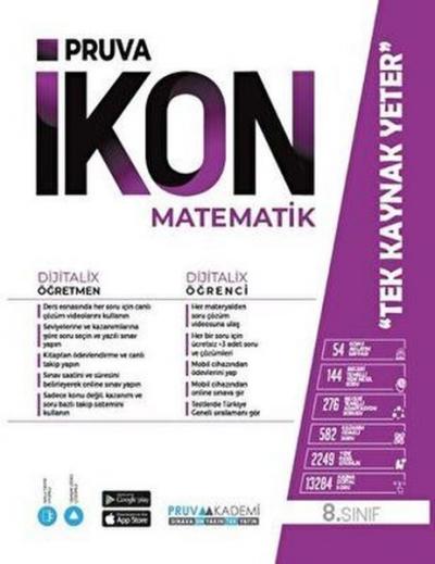 8. Sınıf İkon Matematik Konu Anlatım Kitabı Kolektif