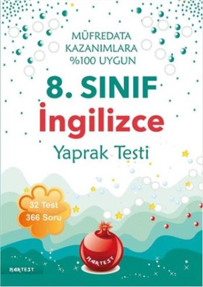 8. Sınıf İngilizce Yaprak Testi Kolektif