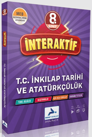 8. Sınıf İnteraktif T.C. İnkılap Tarihi ve Atatürkçülük Soru Kütüphane