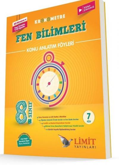 2021 8. Sınıf Kronometre Fen Bilimleri Konu Anlatım Föyleri (7 Föy) Ko