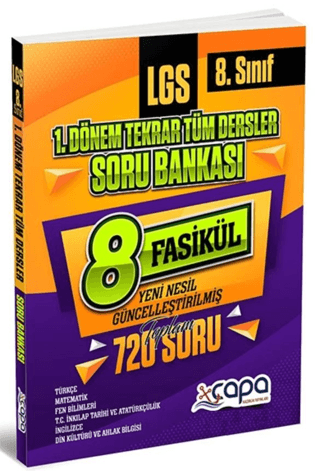 8. Sınıf LGS 1. Dönem Tekrar Tüm Dersler Soru Bankası Kolektif