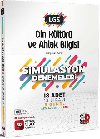 LGS Din Kültürü ve Ahlak Bilgisi Simülasyon 18 Deneme Kolektif