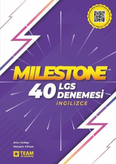 8. Sınıf LGS İngilizce Milestone 40 Deneme Kolektif