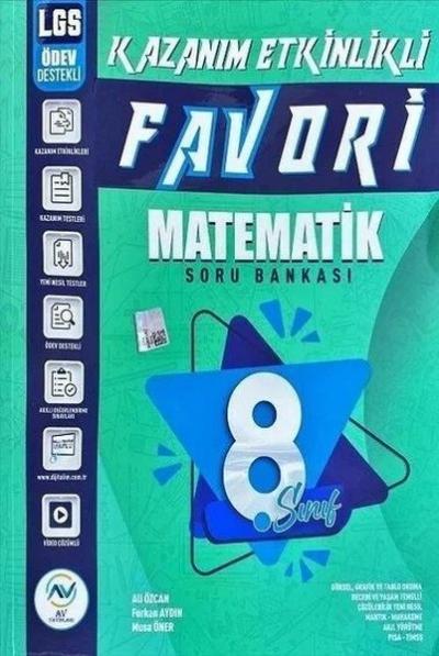 8.Sınıf LGS Matematik Kazanım Etkinlikli Soru Bankası Kolektif