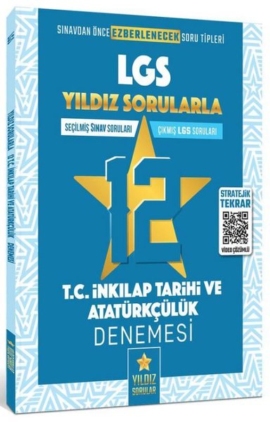 8.Sınıf LGS T.C.İnkılap Tarihi ve Atatürkçülük 12 Deneme Kolektif