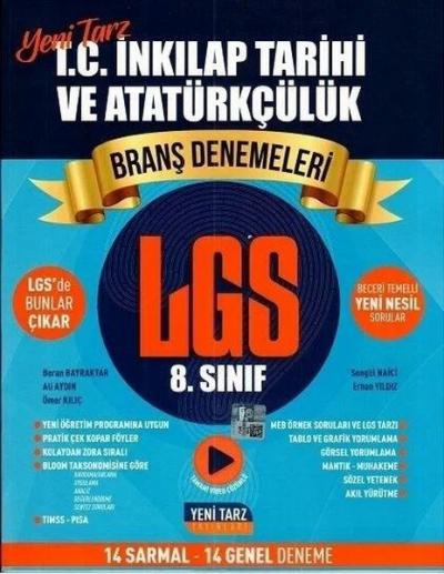 8.Sınıf LGS T.C İnkılap Tarihi ve Atatürkçülük Branş Deneme Kolektif