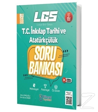 8. Sınıf LGS T.C. İnkilap Tarihi ve Atatürkçülük Soru Bankası Zehra Ce