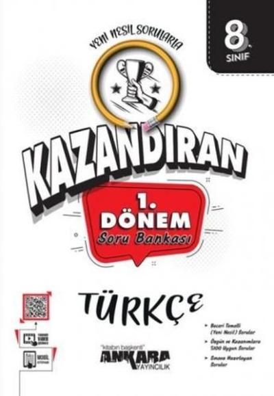 8. Sınıf LGS Türkçe 1. Dönem Kazandıran Soru Bankası Kolektif