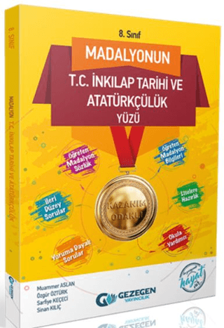 8. Sınıf Madalyonun T.C. İnkılap Tarihi ve Atatürkçülük Yüzü Muammer A