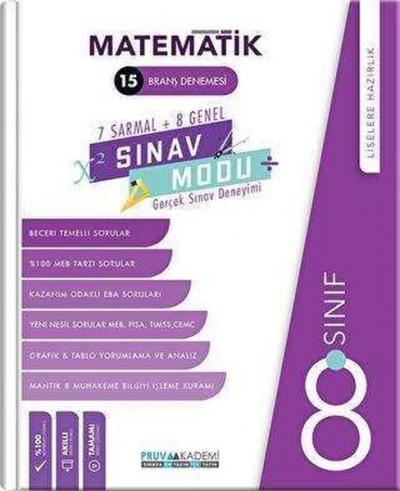 8. Sınıf Matematik Branş Denemesi Kolektif