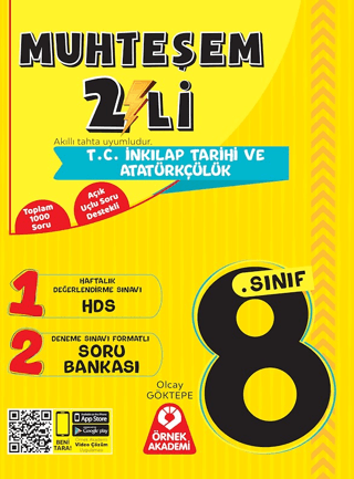 8. Sınıf Muhteşem İkili T.C. İnkılap Tarihi ve Atatürkçülük Seti Kolek