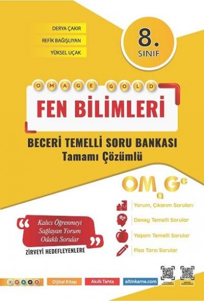 8. Sınıf Omage Gold Fen Bilimleri Soru Bankası Kolektif