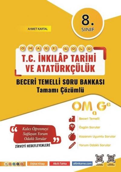 8. Sınıf Omage Gold T.C. İnkılap Tarihi Ve Atatürkçülük Soru Bankası K