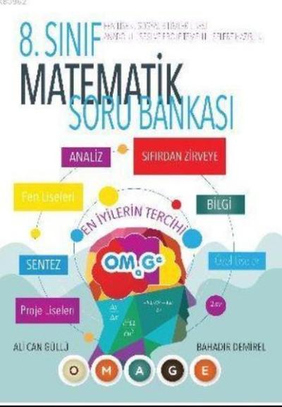 8. Sınıf Omage Kazanım Matematik Soru Bankası Ali Can Güllü