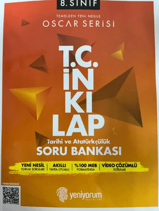 8. Sınıf Oscar Serisi T.C. İnkılap Tarihi ve Atatürkçülük Soru Bankası