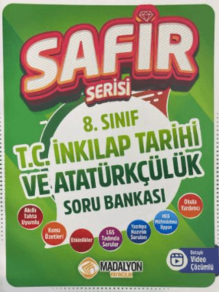 8. Sınıf Safir T.C. İnkılap Tarihi ve Atatürkçülük Soru Bankası Kolekt