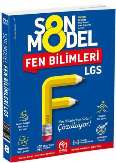 8. Sınıf Son Model Fen Bilimleri Soru Bankası Mustafa Daban