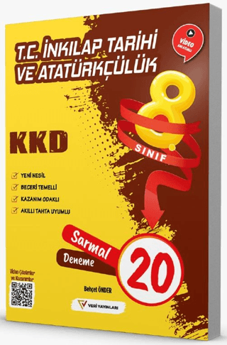 8. Sınıf T.C. İnkılap Tarihi ve Atatürkçülük 20 Deneme Kolektif