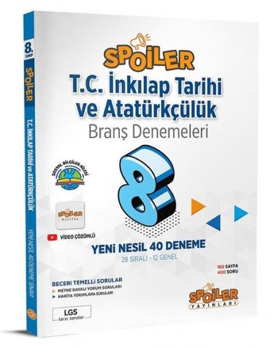 8.Sınıf T.C İnkılap Tarihi ve Atatürkçülük Branş Denemeleri Kolektif