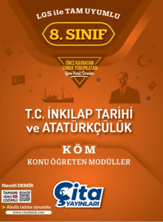 8.Sınıf T.C. İnkılap Tarihi ve Atatürkçülük Konu Öğreten Modüller KÖM 