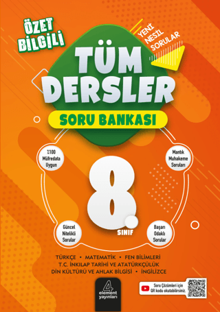 8. Sınıf Tüm Dersler Soru Bankası Kolektif