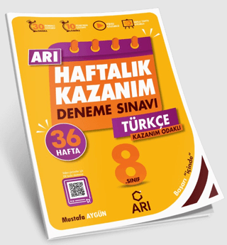 8. Sınıf Türkçe Arı Haftalık Kazanım Deneme Mustafa Aygün