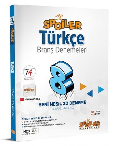 8.Sınıf Türkçe Branş Denemeleri Kolektif