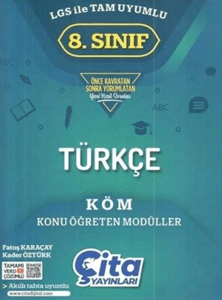 8. Sınıf Türkçe Konu Öğreten Modülleri Fatoş Karaçay