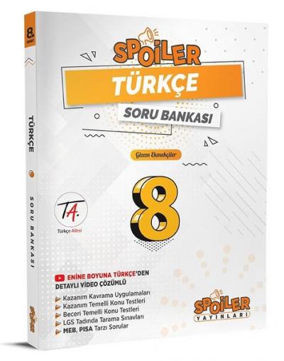 8.Sınıf Türkçe Spoiler Soru Bankası Kolektif