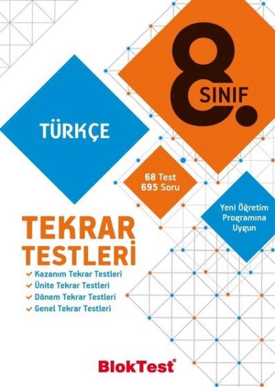 8.Sınıf Türkçe Tekrar Testleri Kolektif