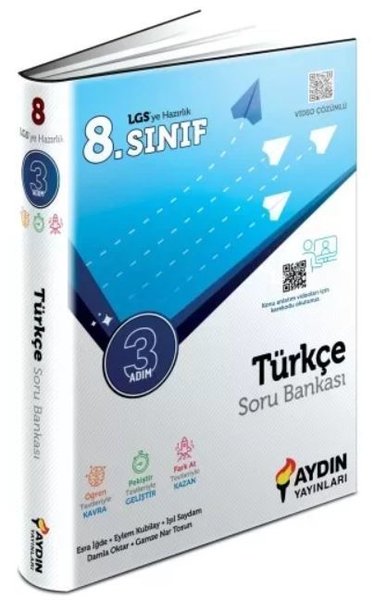 8. Sınıf Türkçe Üç Adım Soru Bankası Kolektif