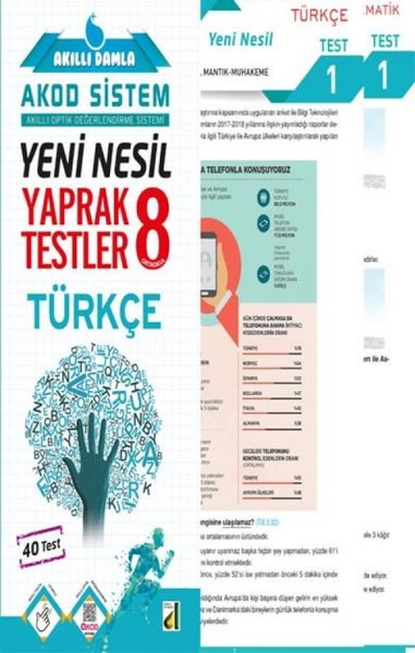 8.Sınıf Türkçe Yeni Nesil Yaprak Testler Kolektif