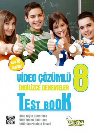 8. Sınıf Video Çözümlü İngilizce Denemeler Test Book Gizem Bengü Turgu