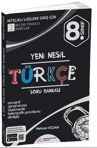 8.Sınıf Yeni Nesil Türkçe Soru Bankası Mehmet Vicdan