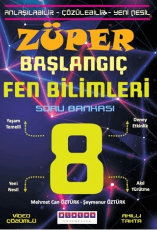 8. Sınıf Züper Başlangıç Fen Bilimleri Soru Bankası Kolektif