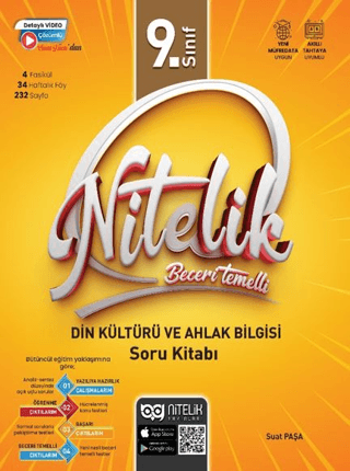 9. Sınıf Din Kültürü ve Ahlak Bilgisi Beceri Temelli Soru Kitabı Suat 