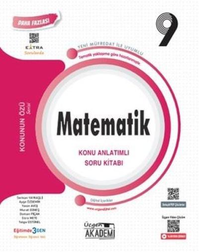 9. Sınıf Konunun Özü - Matematik Konu Anlatımlı Soru Kitabı Kolektif