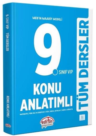 9. Sınıf VIP Tüm Dersler Konu Anlatımlı - Mavi Kitap Kolektif