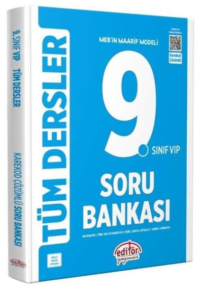 9. Sınıf VIP Tüm Dersler Soru Bankası - Mavi Kitap Kolektif