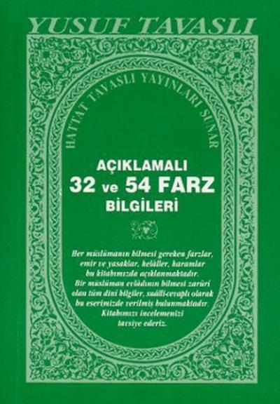 Açıklamalı 32 ve 54 Farz Bilgileri (Cep Boy) (C11) %34 indirimli Yusuf