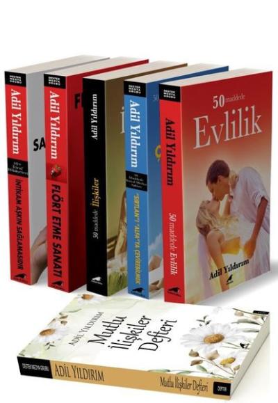 Adil Yıldırım Defter Hediyeli Kitap Seti - 5 kitap Takım Adil Yıldırım