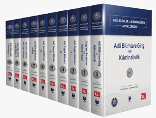 Adli Bilimler ve Kriminalistik Ansiklopedisi (10 Cilt) (Ciltli) İ. Ham