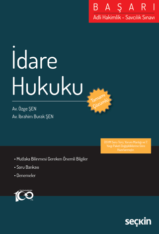 Adli Hakimlik - Savcılık Sınavı BAŞARI - İdare Hukuku Özge Şen