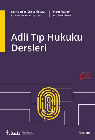 Adli Tıp Hukuku Dersleri Filiz Berberoğlu Yenipınar