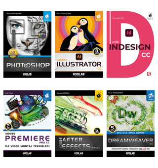 Adobe Grafik Tasarım Uzmanlığı Seti (6 Kitap Takım) Kolektif